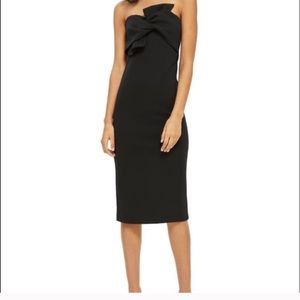 Top Shop Bow Twist Midi Dress